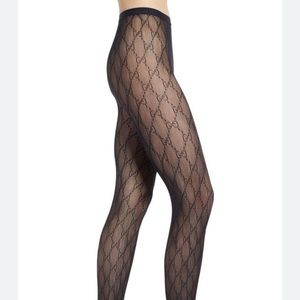 Auth Gucci Interlocking G Tights